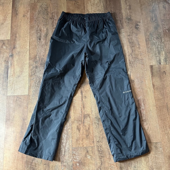 Men's Columbia Black Rain Pants Size LT - Picture 1 of 5